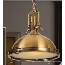 Guzhen Iluminação Industrial Bronze Pendant Lamp